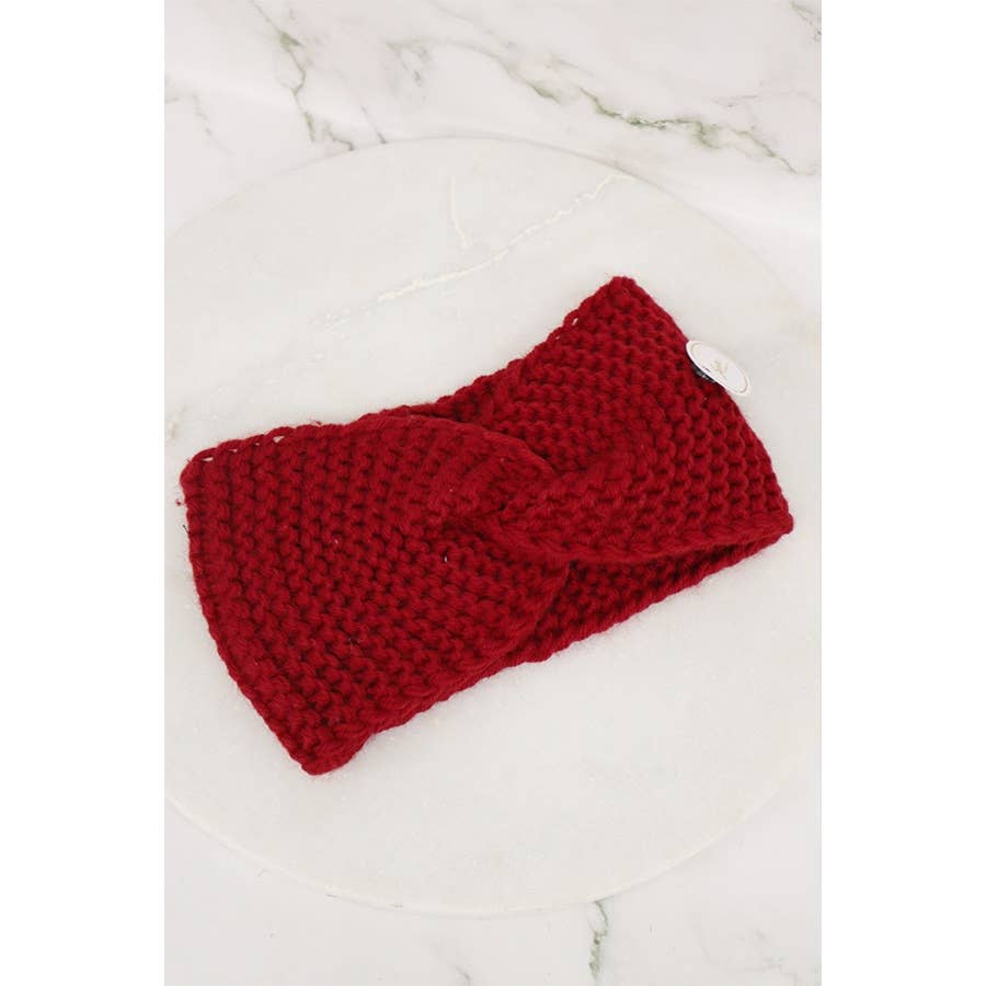 Solid Knitted Headwrap: MIX COLOR / ONE