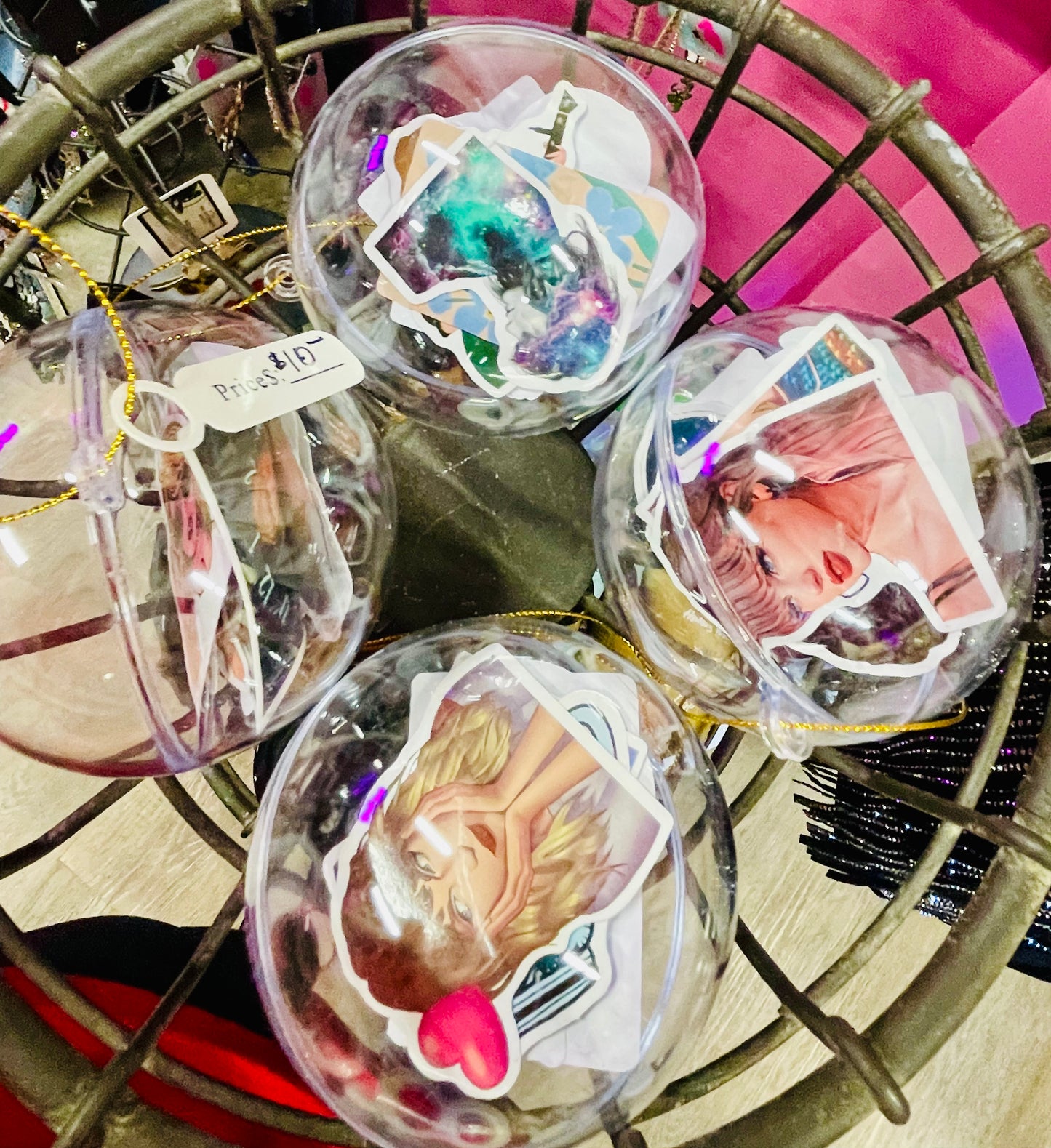 Taylor Swift Sticker Ornaments