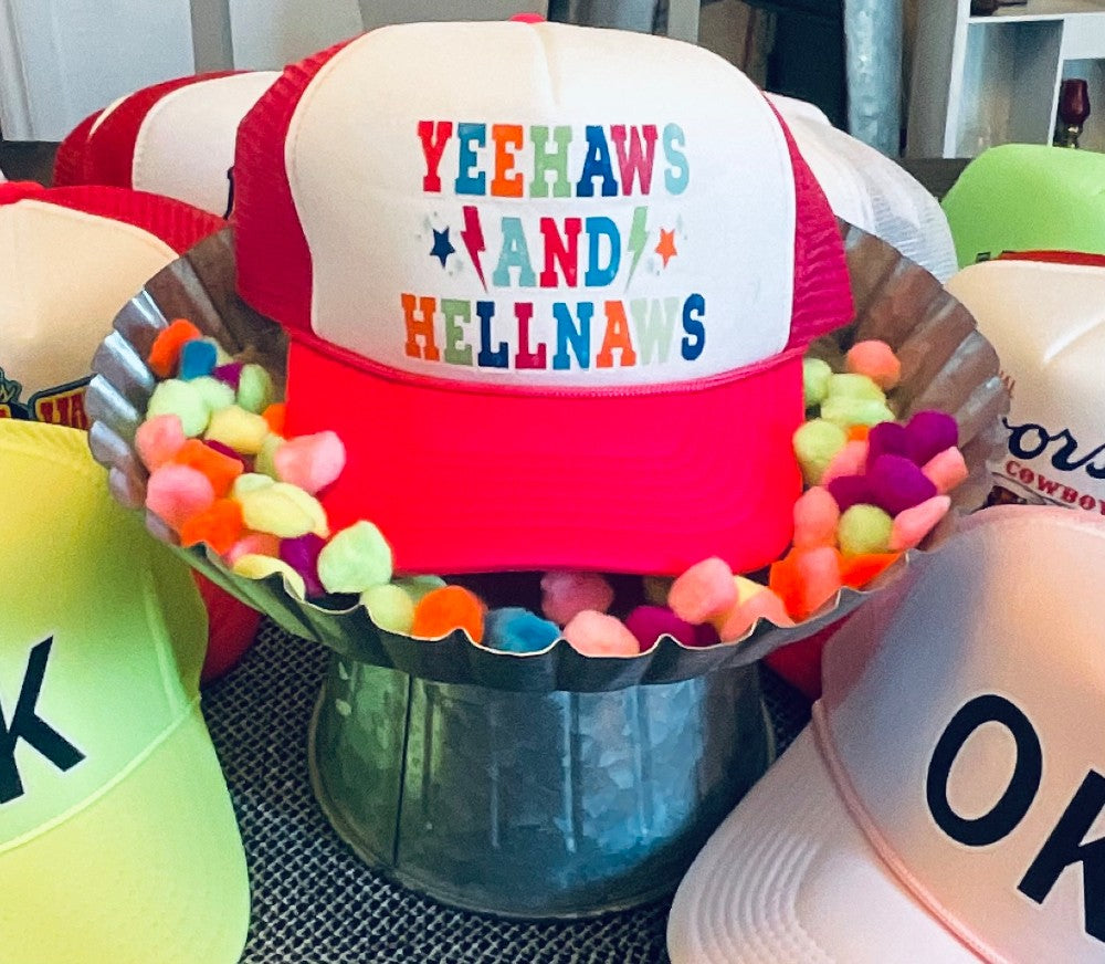 Yeehaws And Hellnaws Cap